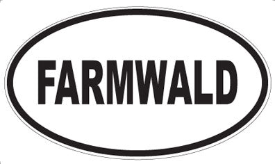 FARMWALD - Oval Sticker