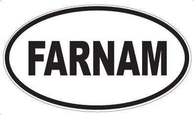 FARNAM - Oval Sticker