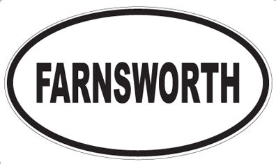 FARNSWORTH - Oval Magnet