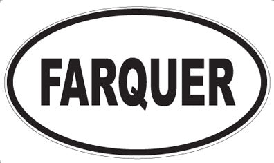 FARQUER - Oval Sticker