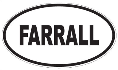 FARRALL - Oval Magnet
