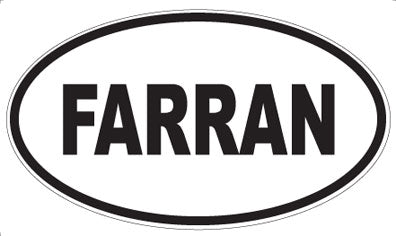 FARRAN - Oval Magnet