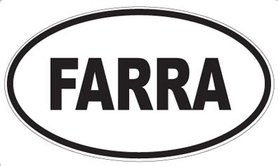 FARRA - Oval Magnet