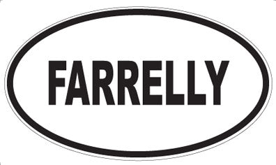 FARRELLY - Oval Magnet