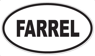 FARREL - Oval Magnet