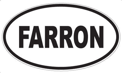 FARRON - Oval Magnet