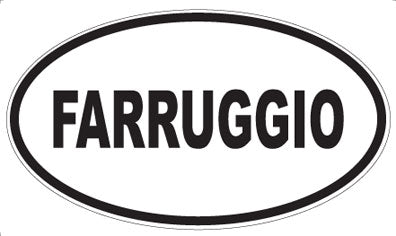 FARRUGGIO - Oval Sticker