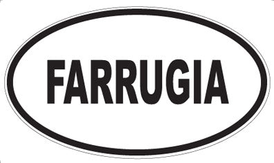 FARRUGIA - Oval Magnet