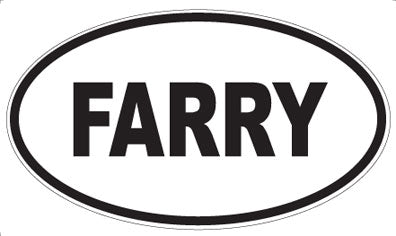 FARRY - Oval Magnet