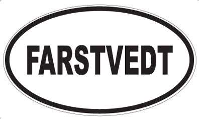 FARSTVEDT - Oval Magnet