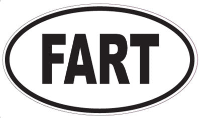 FART - Oval Sticker