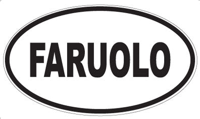 FARUOLO - Oval Magnet