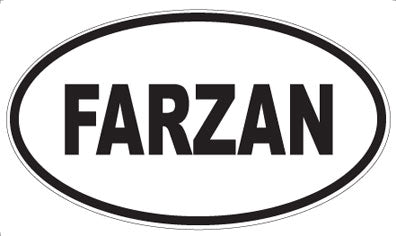FARZAN - Oval Sticker