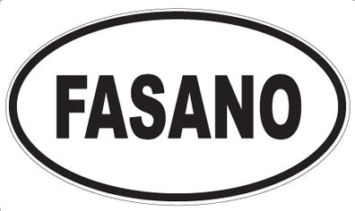 FASANO - Oval Magnet