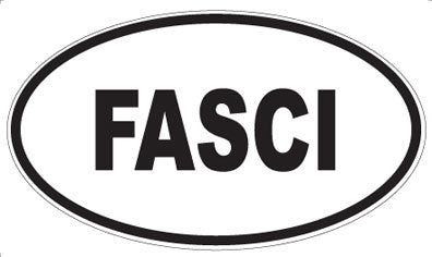 FASCI - Oval Sticker