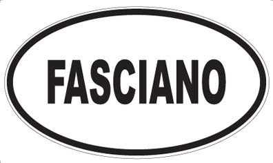 FASCIANO - Oval Magnet