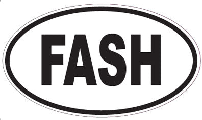 FASH - Oval Sticker