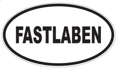 FASTLABEN - Oval Sticker