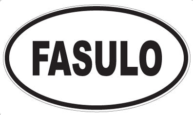 FASULO - Oval Magnet