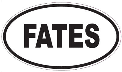 FATES - Oval Magnet