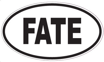 FATE - Oval Sticker