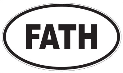 FATH - Oval Sticker