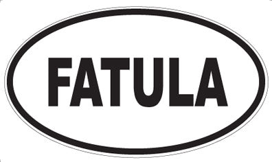 FATULA - Oval Magnet