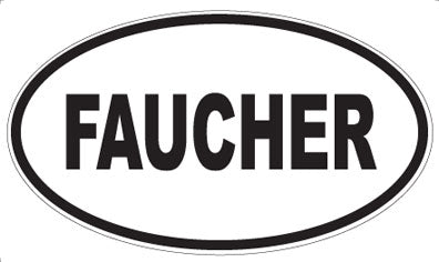 FAUCHER - Oval Magnet