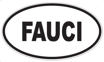 FAUCI - Oval Magnet
