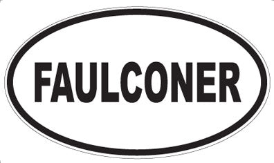 FAULCONER - Oval Magnet