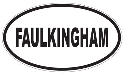 FAULKINGHAM - Oval Sticker