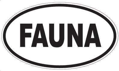 FAUNA - Oval Magnet