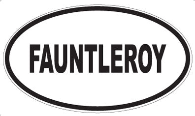 FAUNTLEROY - Oval Sticker