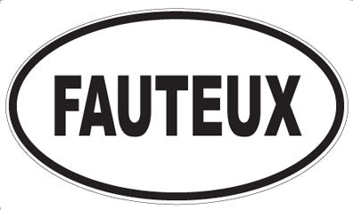 FAUTEUX - Oval Sticker
