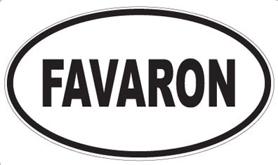 FAVARON - Oval Magnet