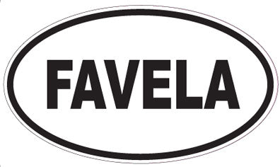 FAVELA - Oval Sticker
