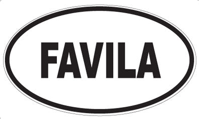 FAVILA - Oval Sticker