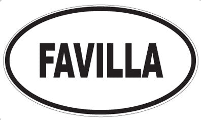 FAVILLA - Oval Magnet