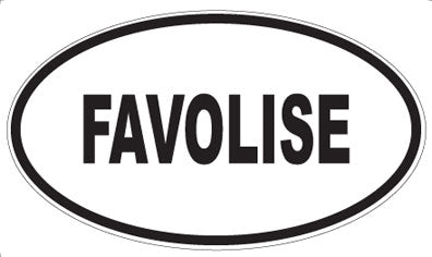 FAVOLISE - Oval Sticker