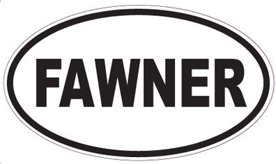 FAWNER - Oval Sticker