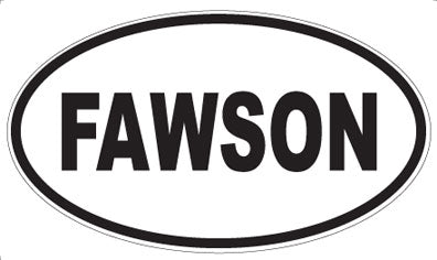 FAWSON - Oval Sticker