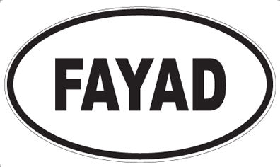 FAYAD - Oval Magnet