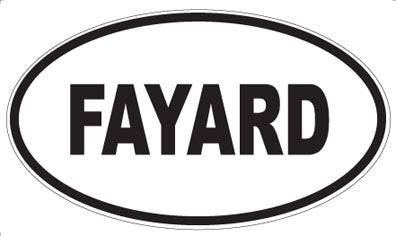 FAYARD - Oval Magnet