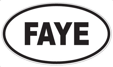FAYE - Oval Magnet