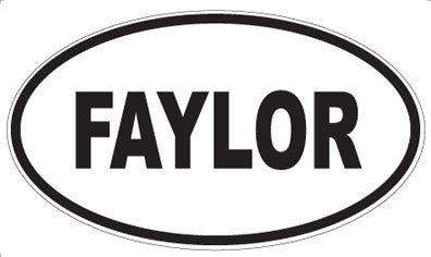 FAYLOR - Oval Magnet