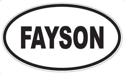 FAYSON - Oval Magnet