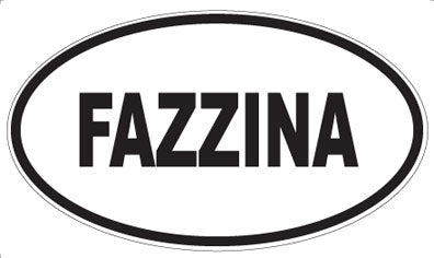 FAZZINA - Oval Magnet