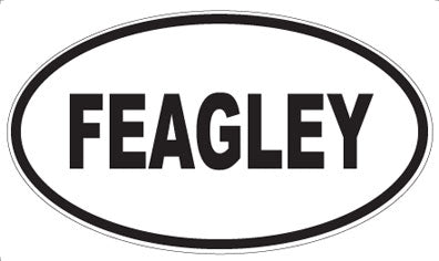 FEAGLEY - Oval Magnet