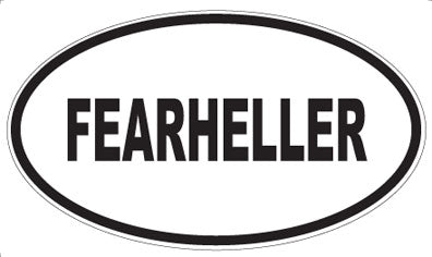 FEARHELLER - Oval Magnet