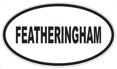 FEATHERINGHAM - Oval Magnet